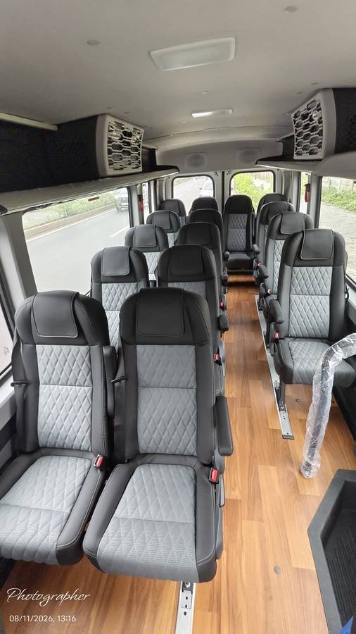 Urbania cabin with push-back seats