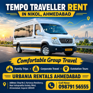 Tempo Traveller Rent in Nikol Ahmedabad